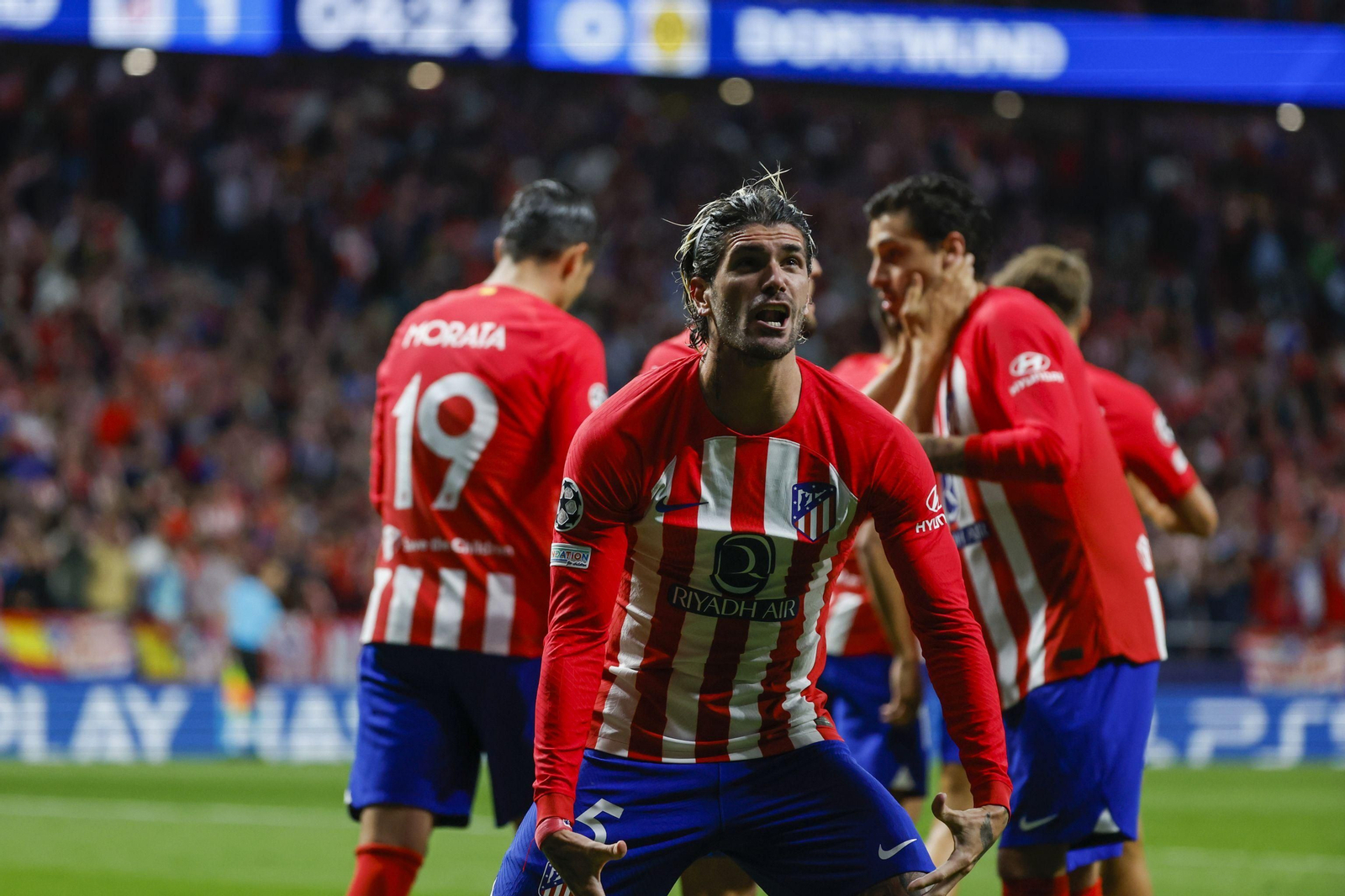 El Atlético de Madrid - Borussia Dortmund, en fotos