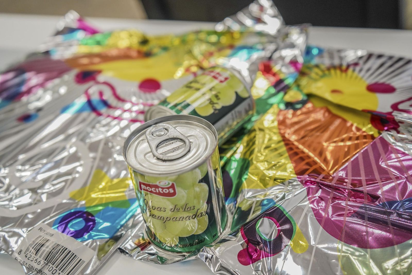 Artículos para celebrar la Nochevieja.