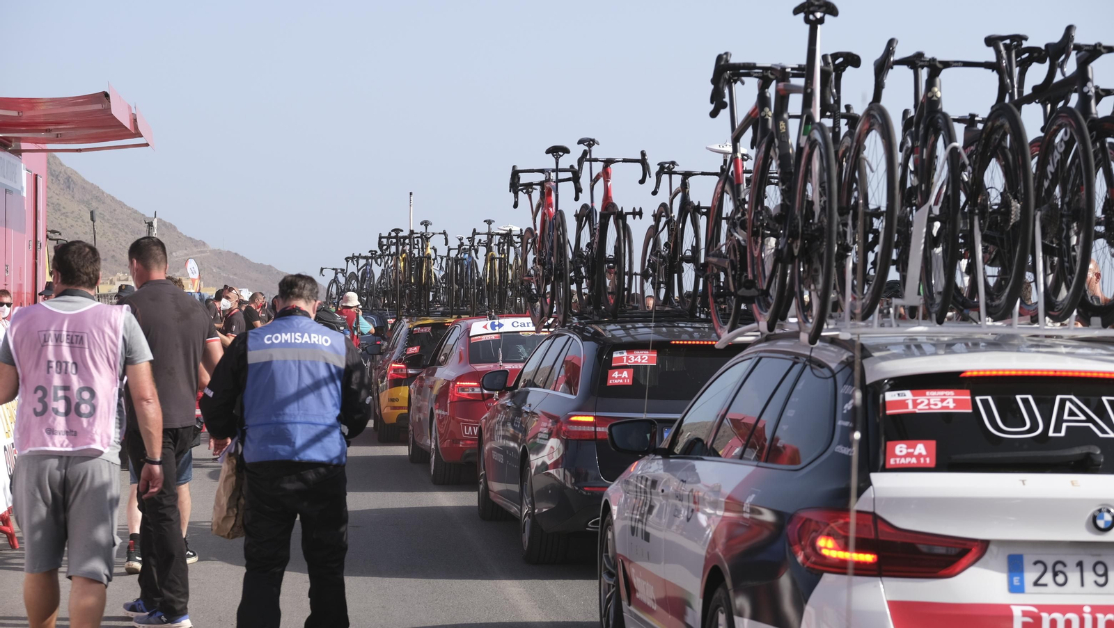 Imágenes de la etapa de la Vuelta a España con llegada en Cabo de Gata, Almería