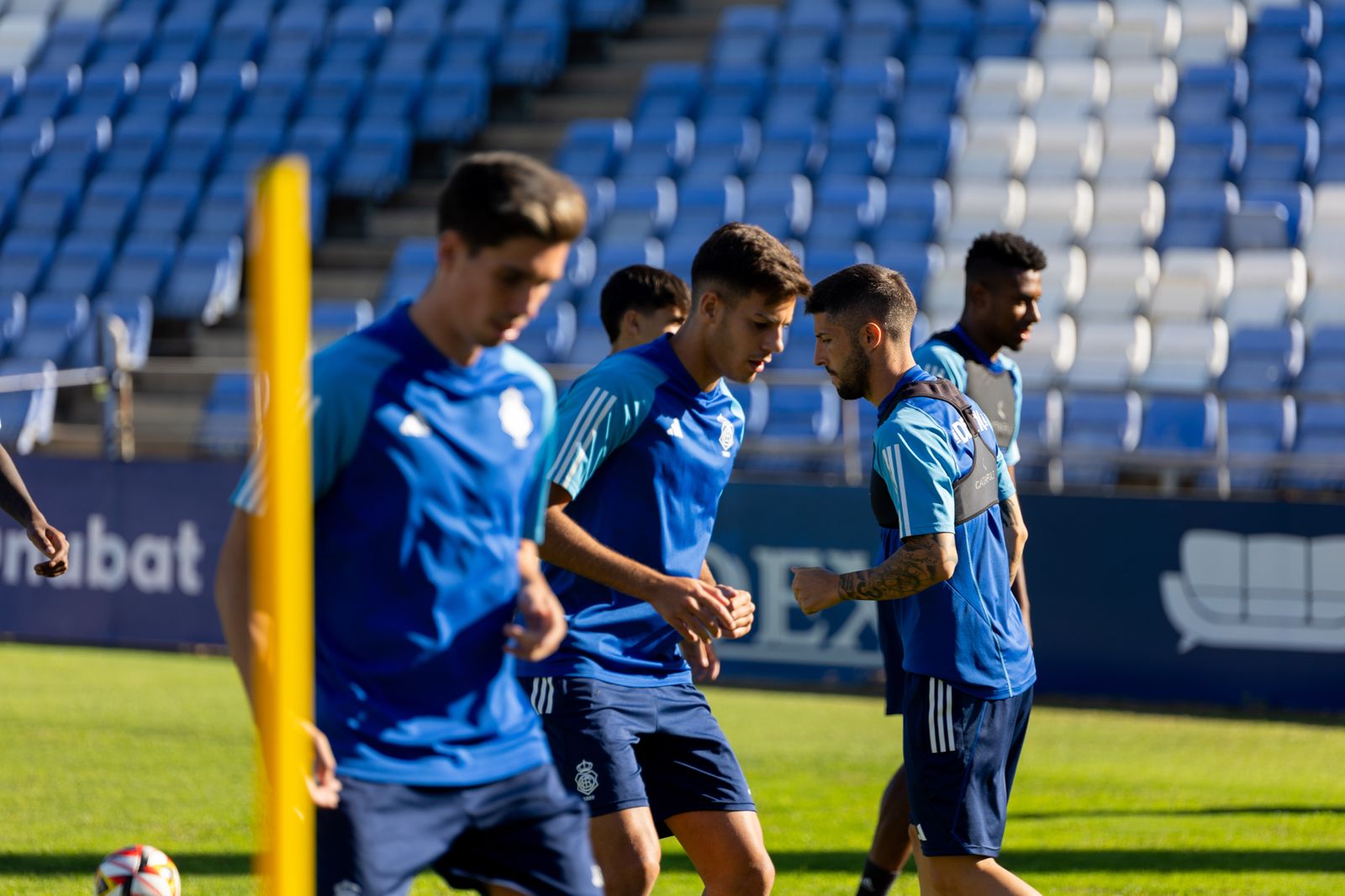 Las mejores imágenes del entrenamiento de este jueves del Recreativo de Huelva