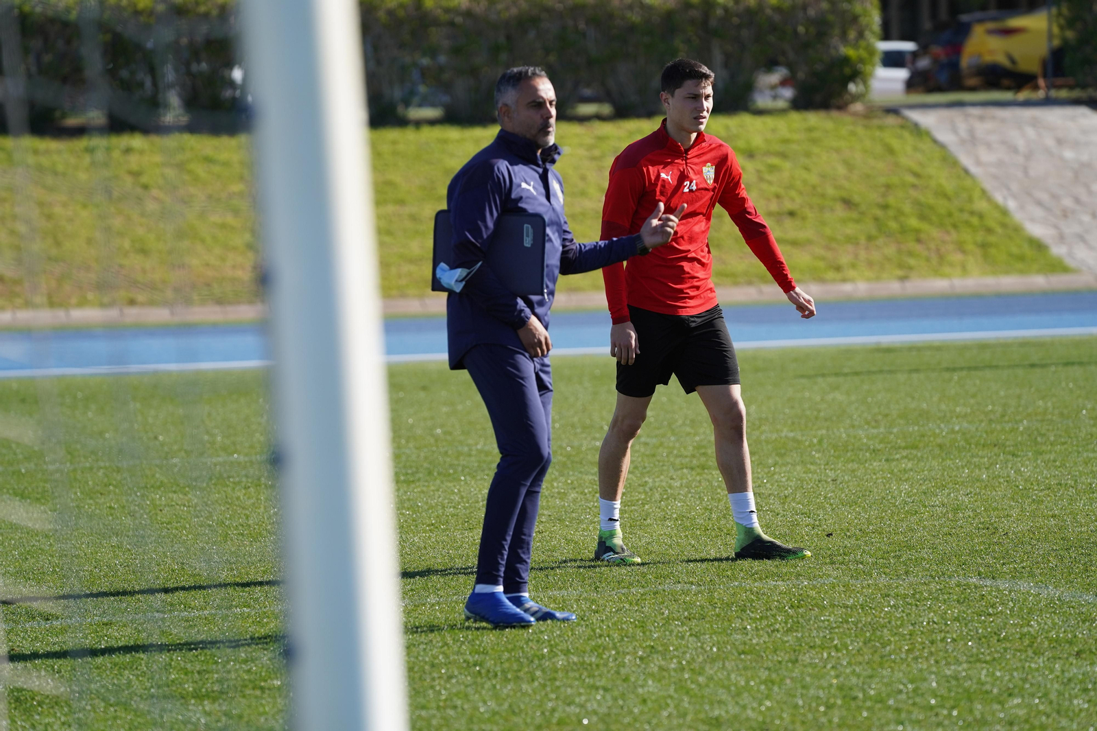 Entrenamiento del Almería, jueves 21