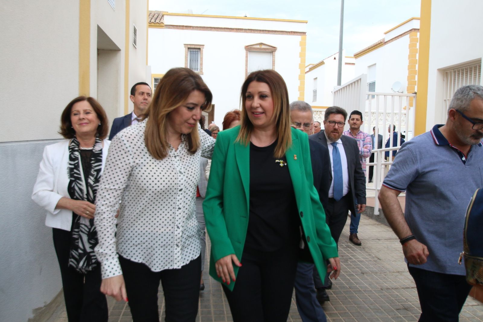 Las imágenes de la visita de Susana Díaz a Almería