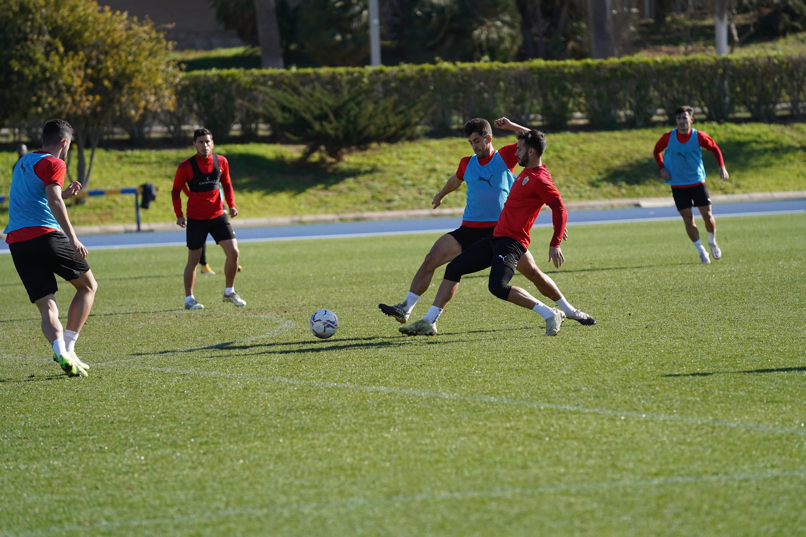 Entrenamiento del Almería, jueves 21