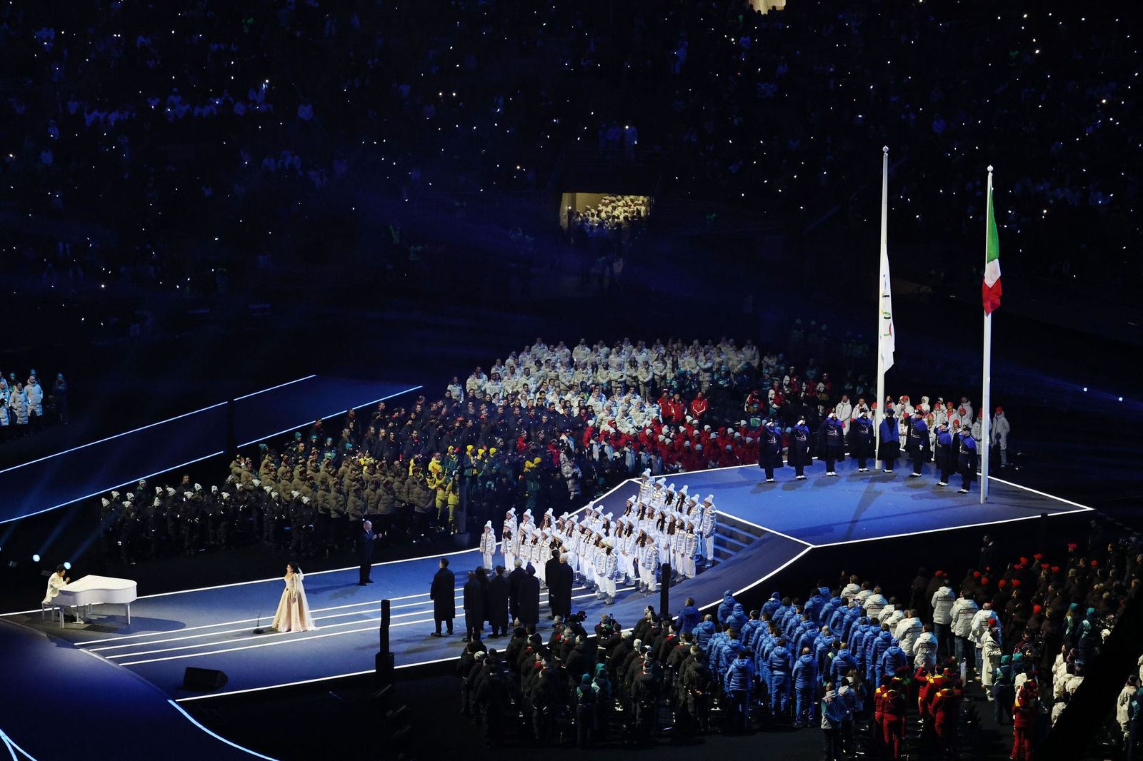 Las fotos de la inauguración de los Juegos Olímpicos de invierno de 2026