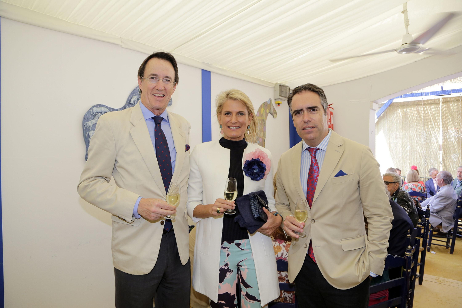 Mauricio González Gordon, Cristina Luque y Rafael Navas.