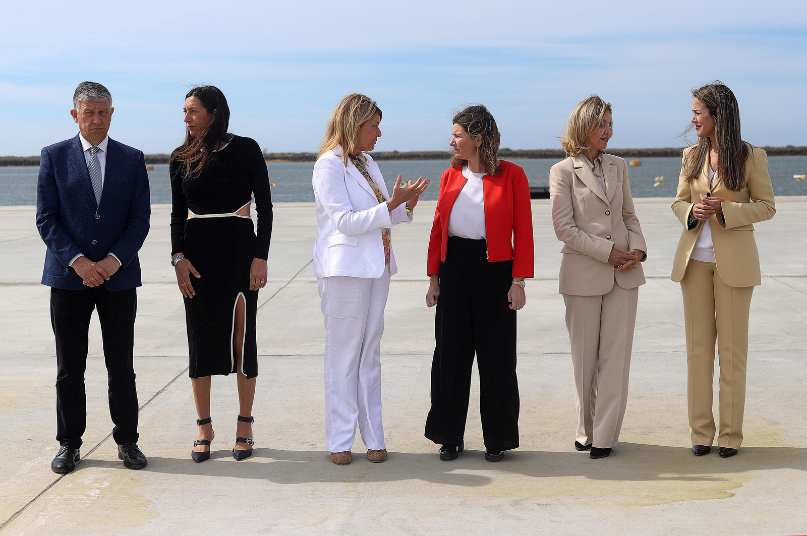 Imágenes de la inauguración de la ampliación norte del Muelle Sur del Puerto de Huelva