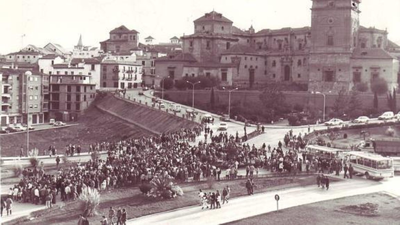 Una de las manifestaciones de los accitanos pidiendo su hospital.