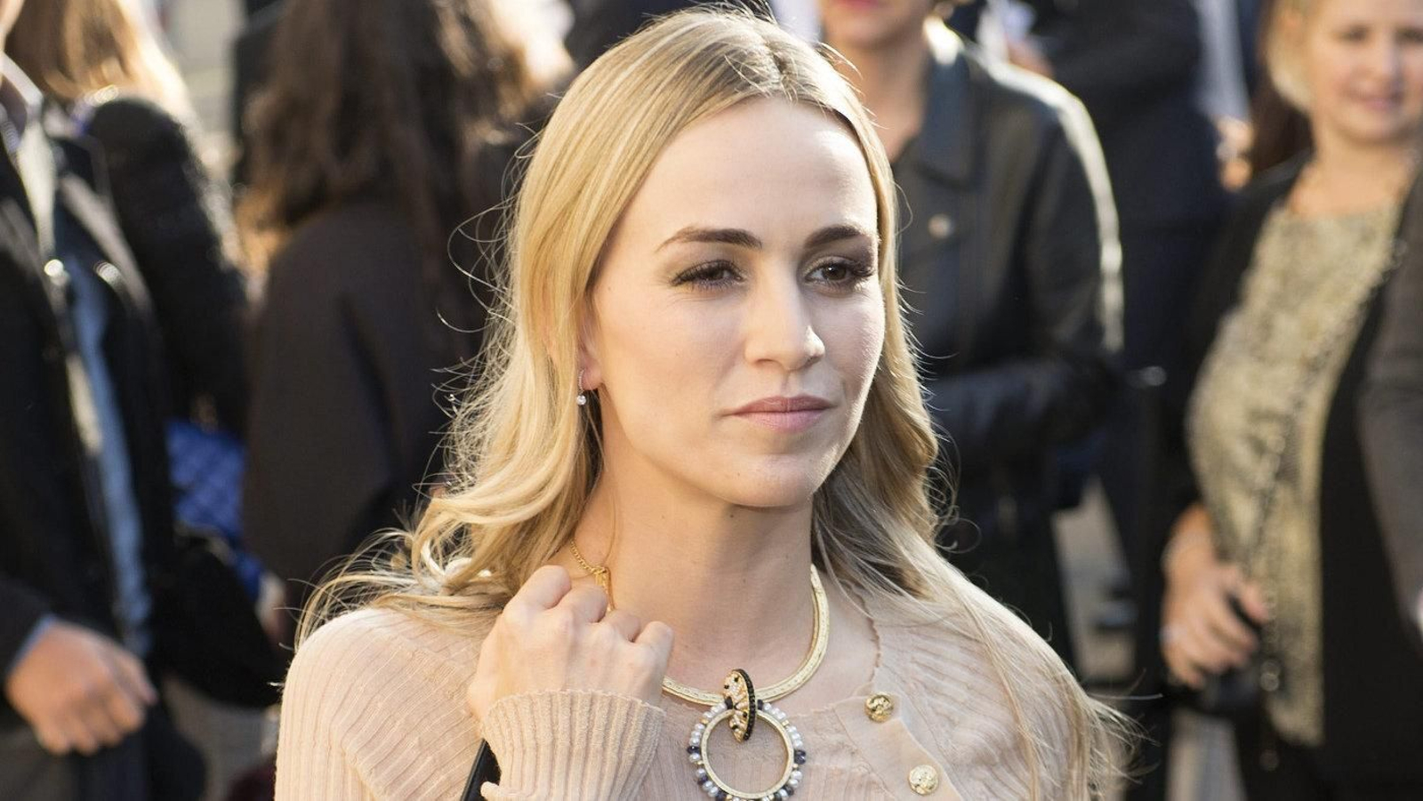 Carmen Jordá, en un desfile en 2016