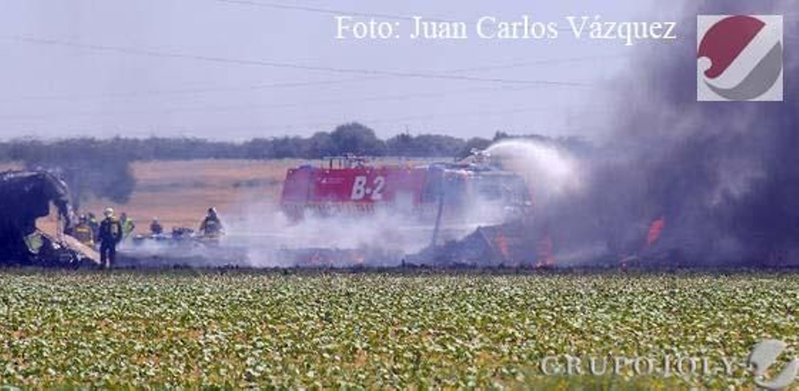 Las imágenes del accidente del A400M
