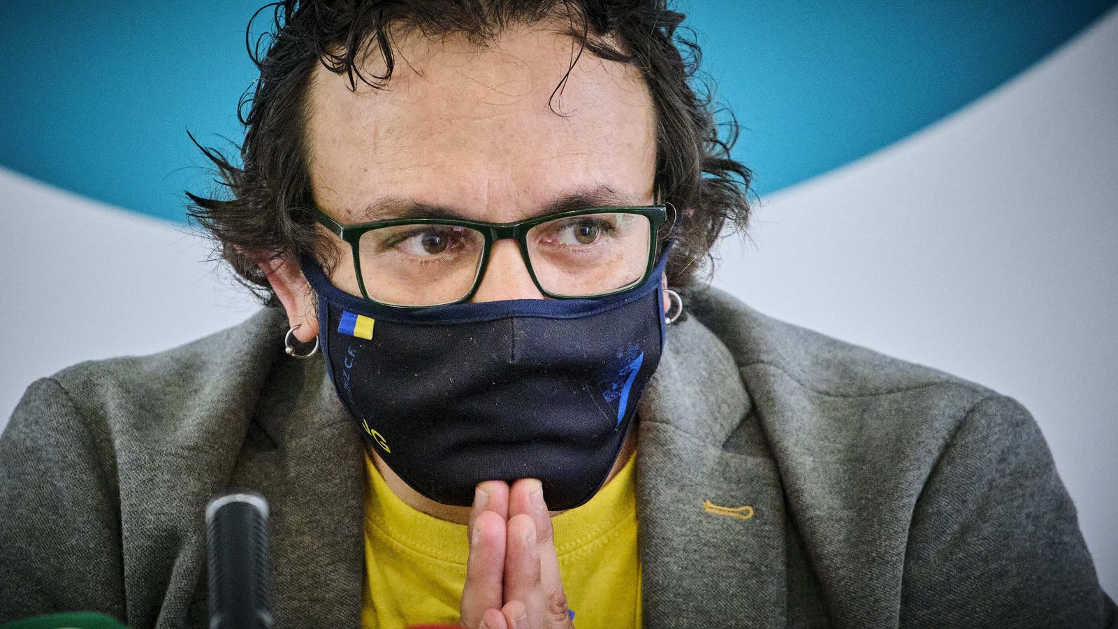 El alcalde, en la rueda de prensa ofrecida este jueves.