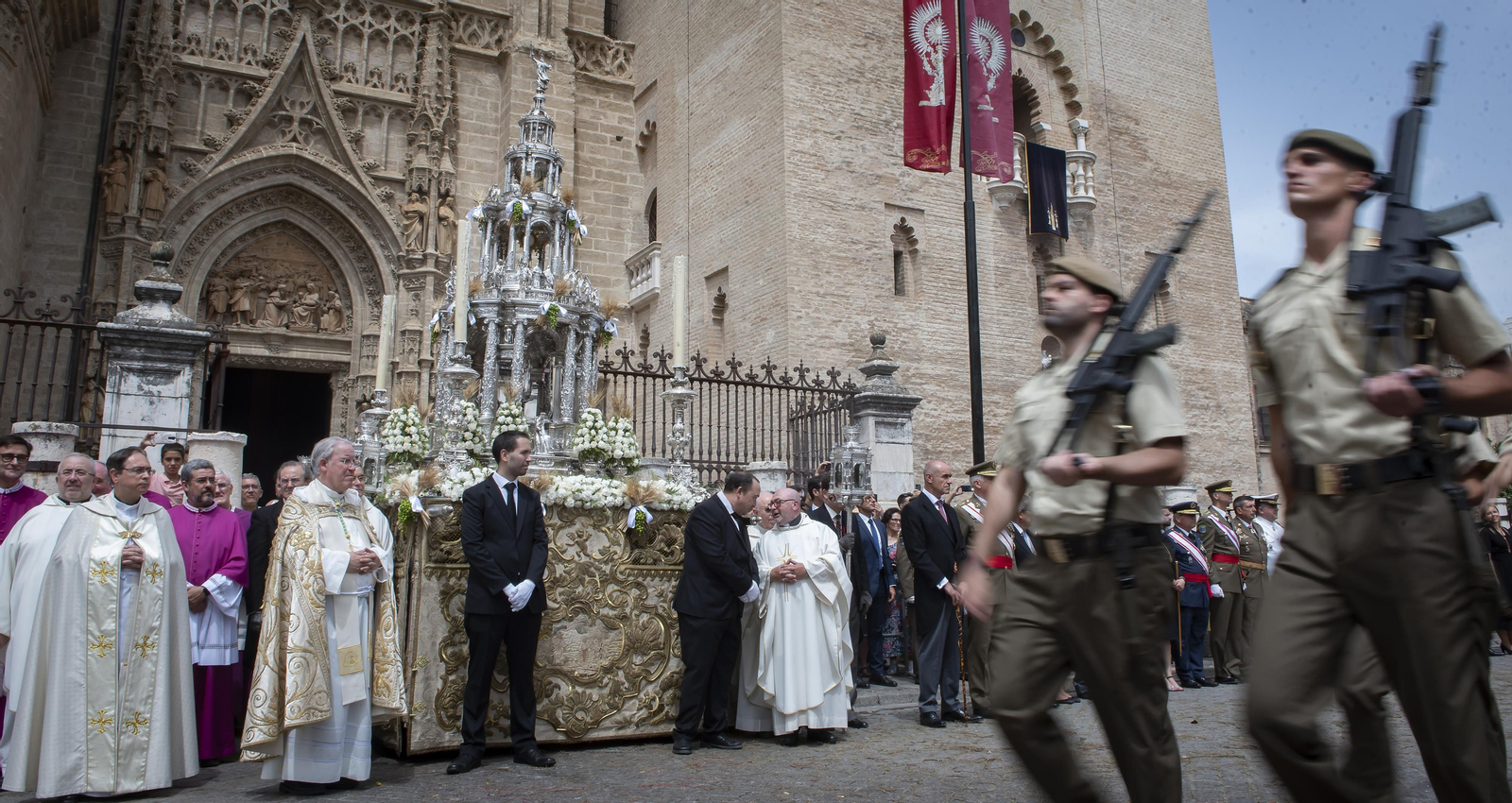 Las imágenes de la procesión del Corpus Christi de Sevilla 2022