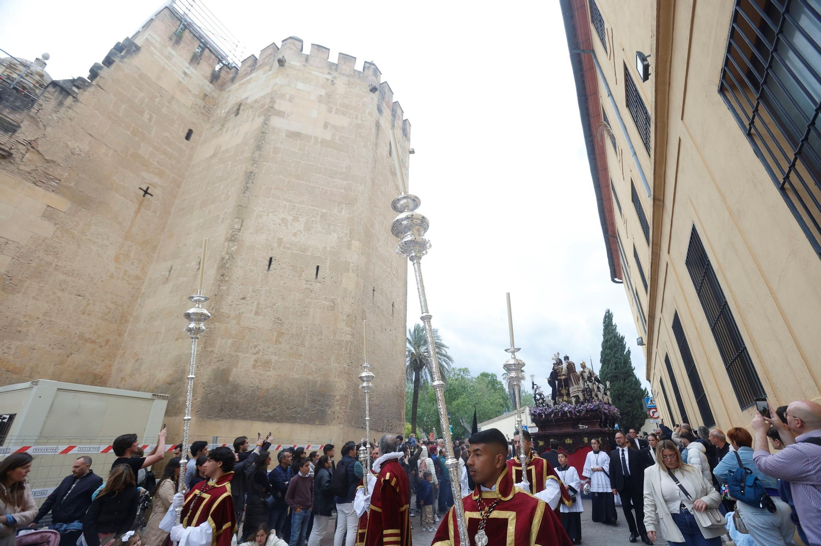 Las imágenes de la hermandad del Perdón  el Miércoles Santo en Córdoba