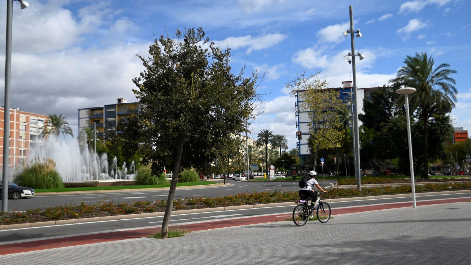 Plaza de Andalucía, en el Distrito Sur de Córdoba.