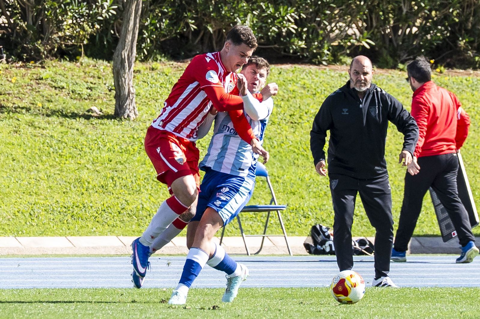 Las imágenes del Almería B y Atlético Malagueño en el Anexo de los Juegos Mediterráneos