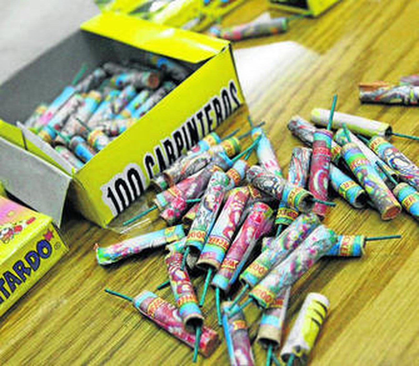 Una caja de petardos.