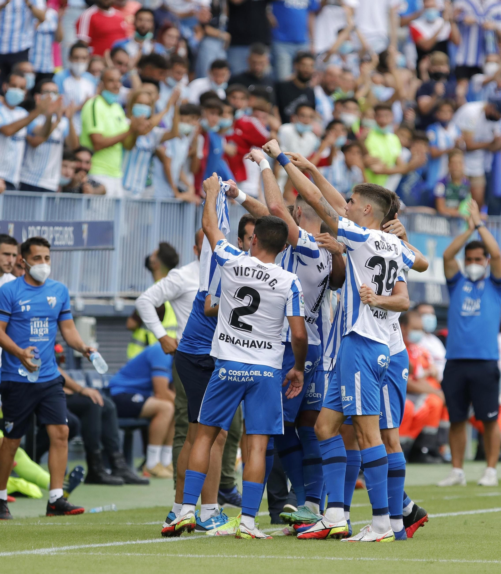 Roberto, su paso por el Málaga CF en fotos