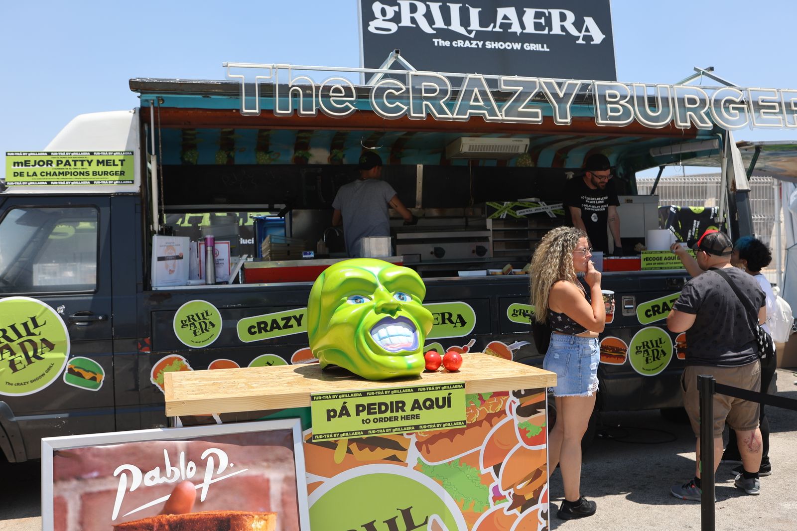 Una de las food truck que han participado en el festival gastronómico.