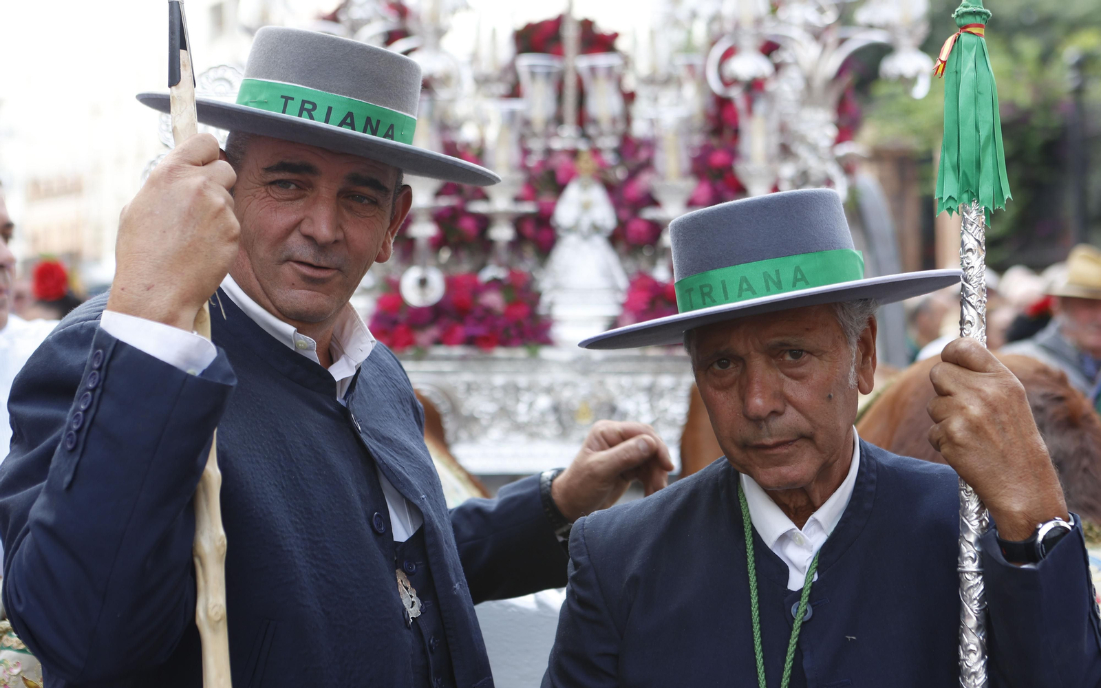 Imágenes de la salida de la hermandad del Rocio de Triana