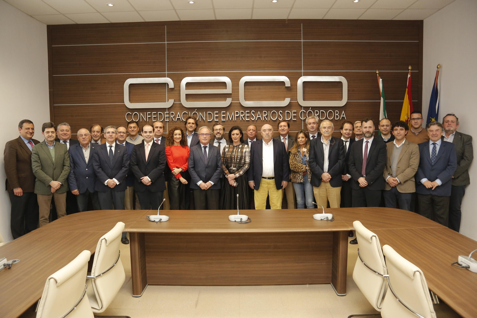 Representantes de las entidades que han suscrito el contrato con CECO.