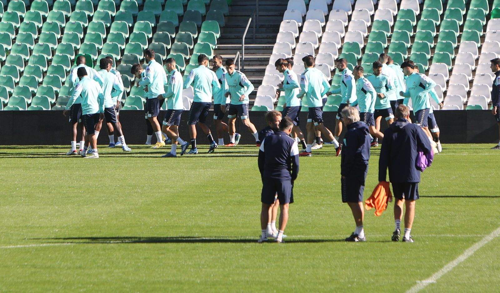 Las fotos del entrenamiento del Betis