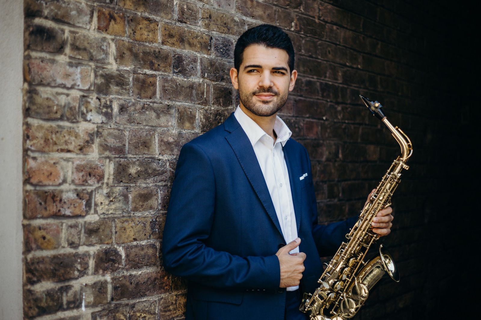 El saxofonista utrerano Manu Brazo.