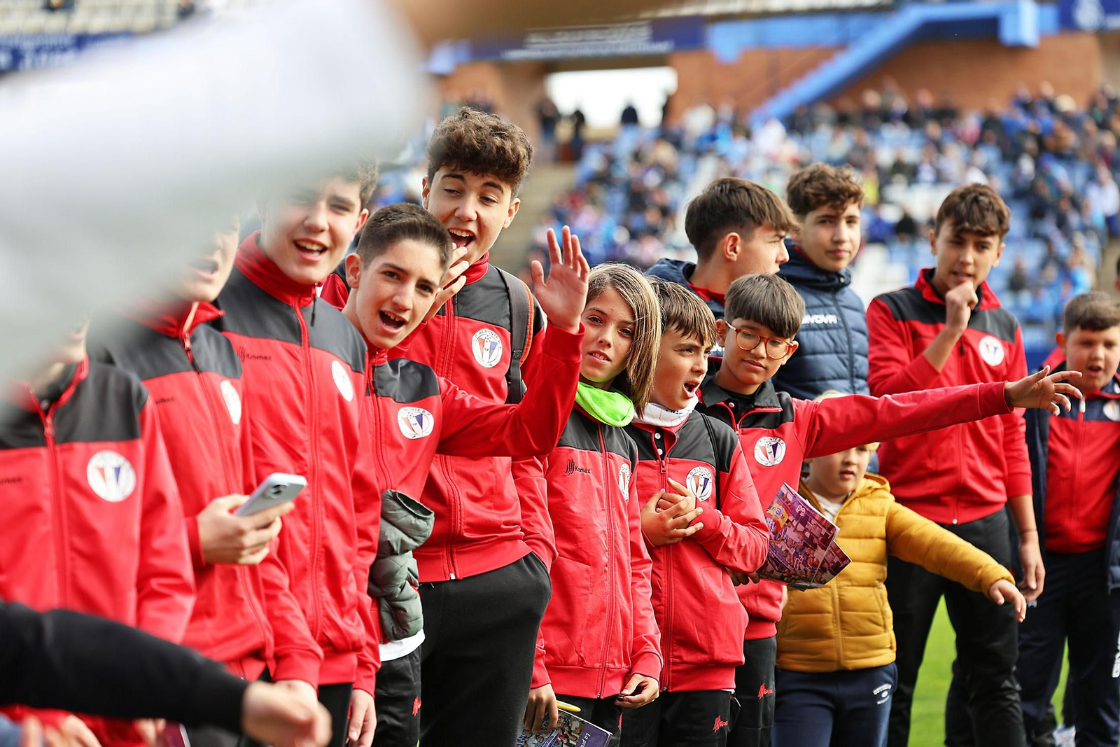 Ambiente en las gradas del Recreativo de Huelva vs AD Ceuta FC