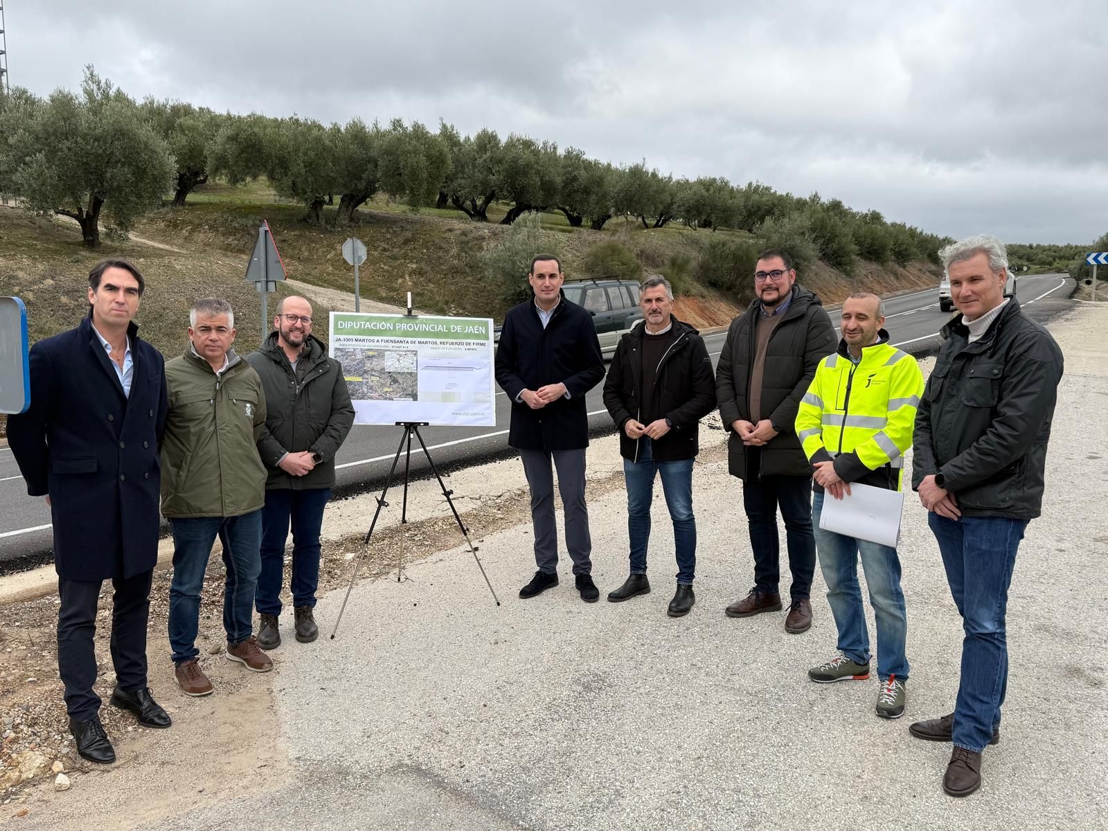 Inauguración de la nueva carretera de Martos a Fuensanta de Martos