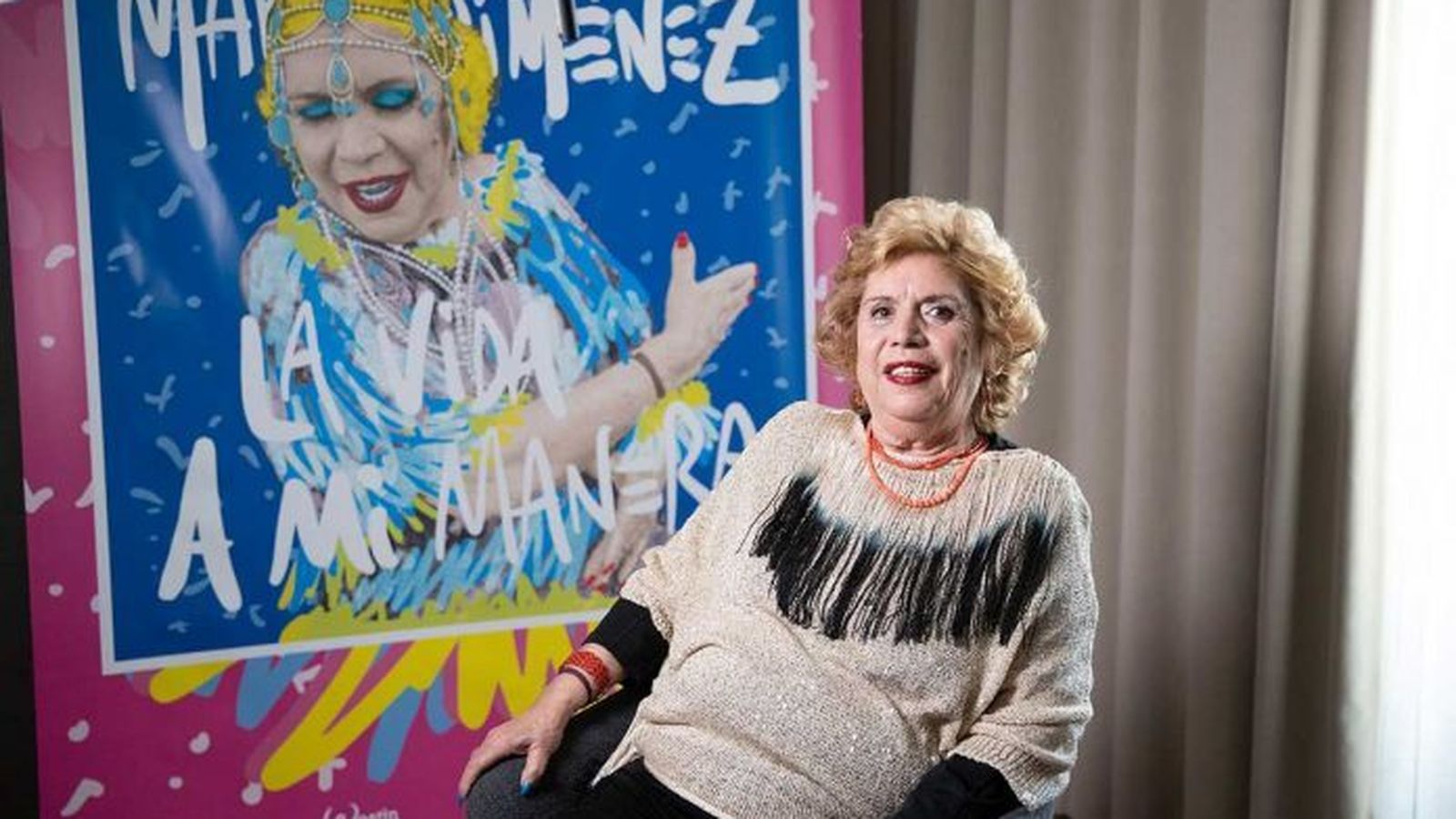 María Jiménez promocionando su nuevo álbum.