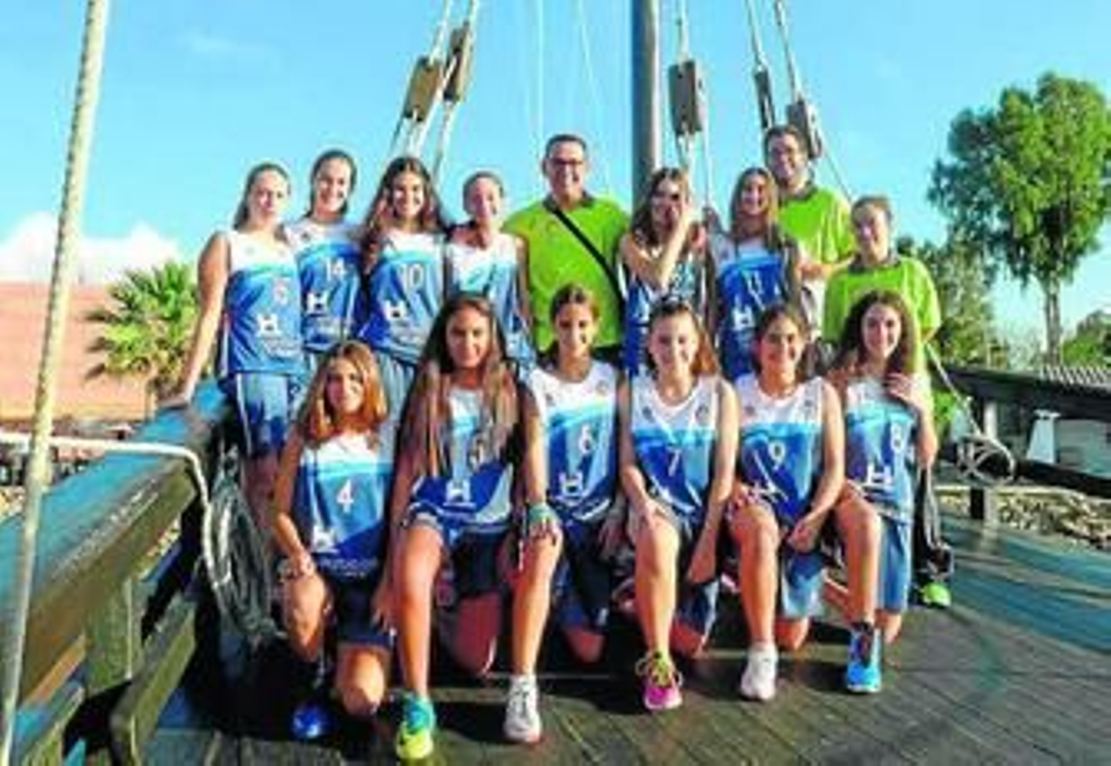 Representantes de la selección de Huelva que compite en el Andaluz.