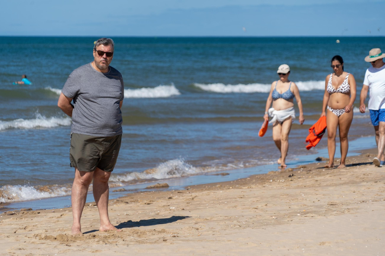 La Playa de la Bota este domingo, soleada, viva&nbsp;y&nbsp;con&nbsp;brisa