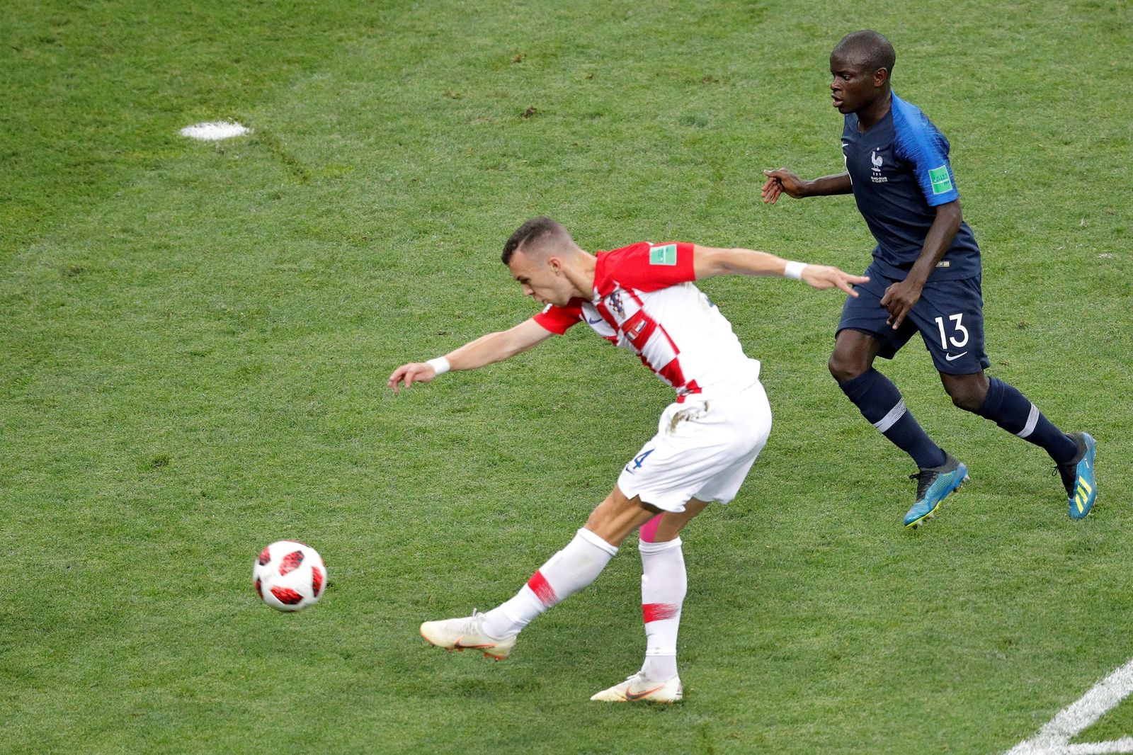 El Francia-Croacia de la final del Mundial de Rusia, en imágenes
