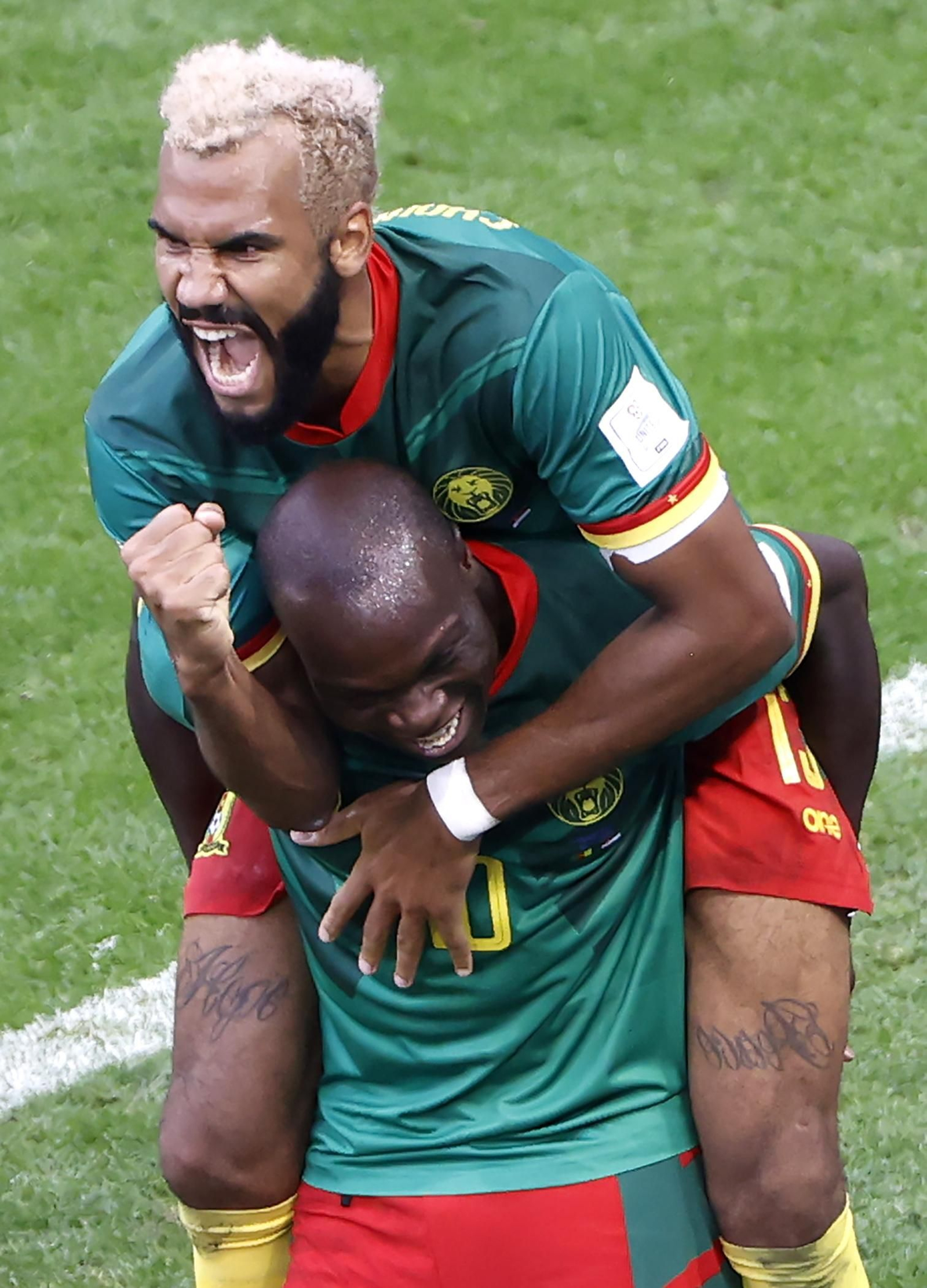 Las imágenes del Camerún - Serbia