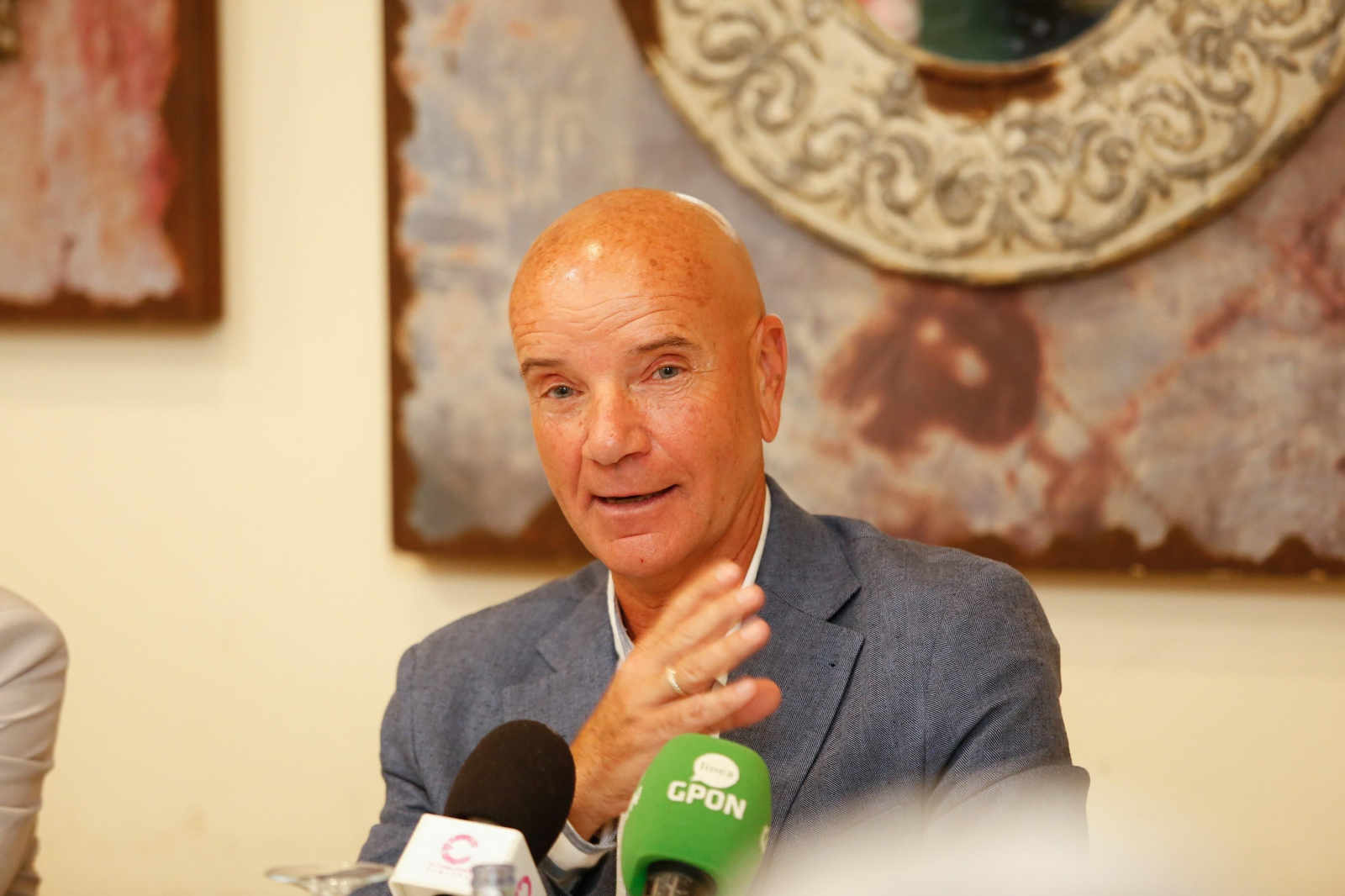Las fotos de la presentación de Mario Galán y Miguel Rivera en la Balona