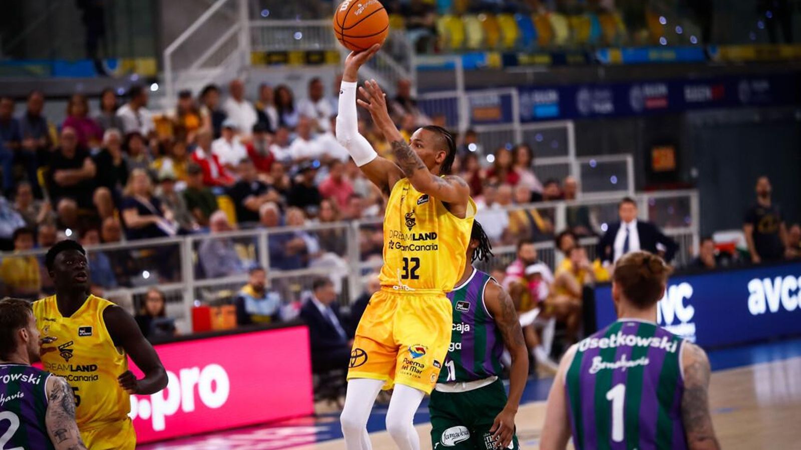 El Gran Canaria-Unicaja, en fotos