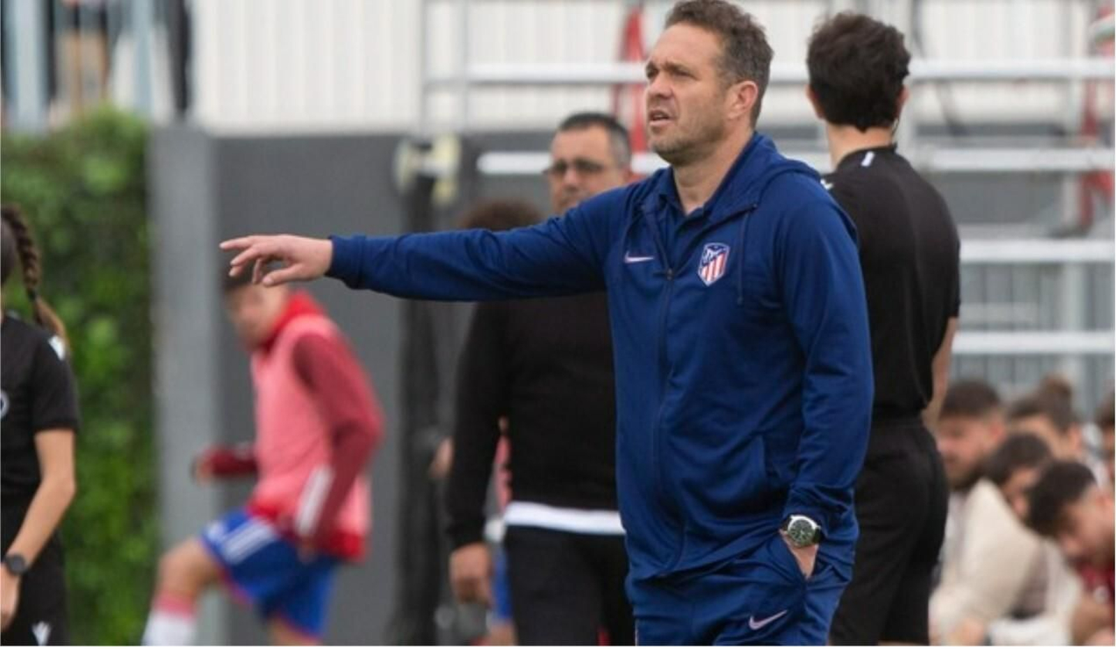 Luis García Tevenet, entrenador del Atlético de Madrid B