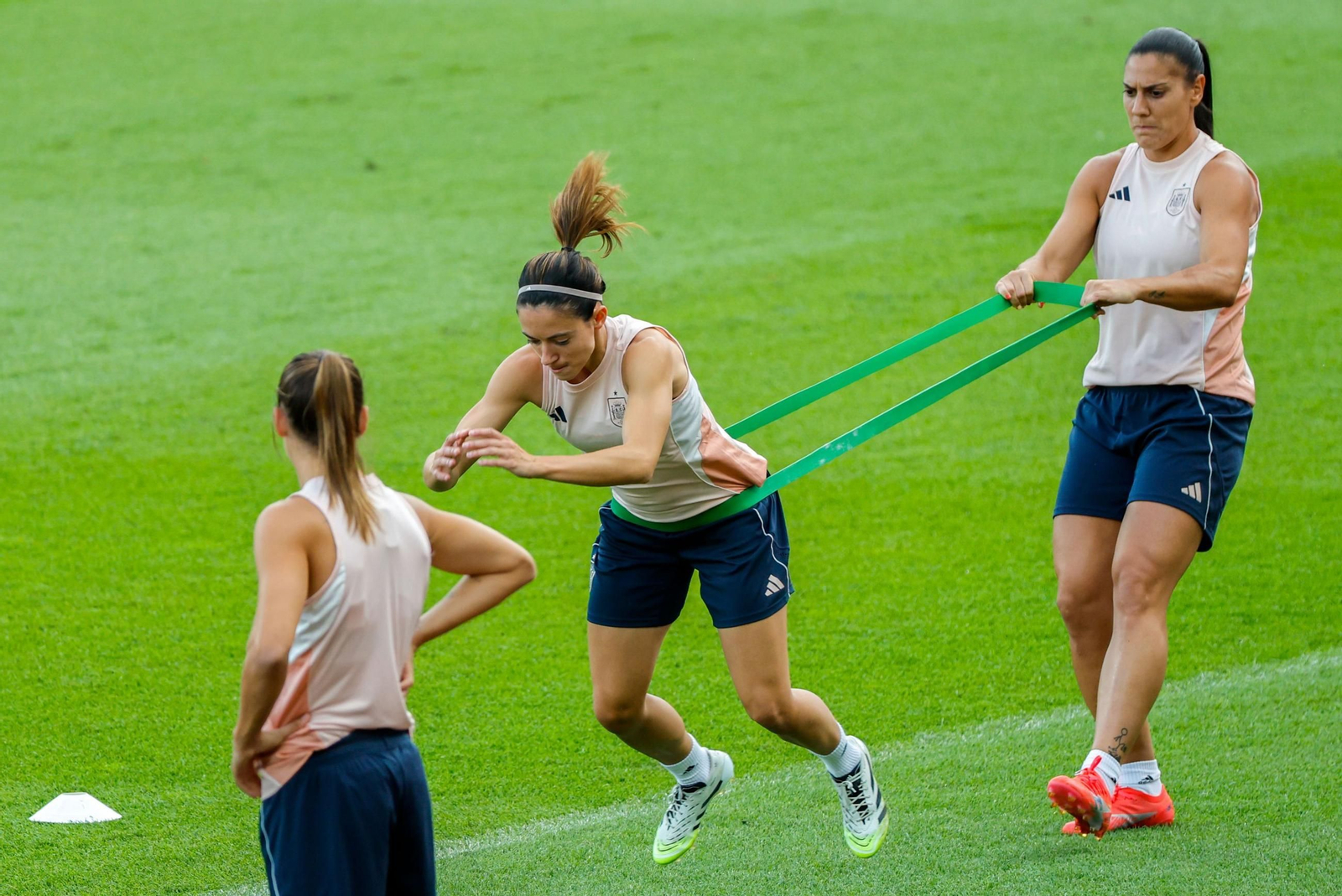 Las fotos de España antes de la semifinal contra Alemania
