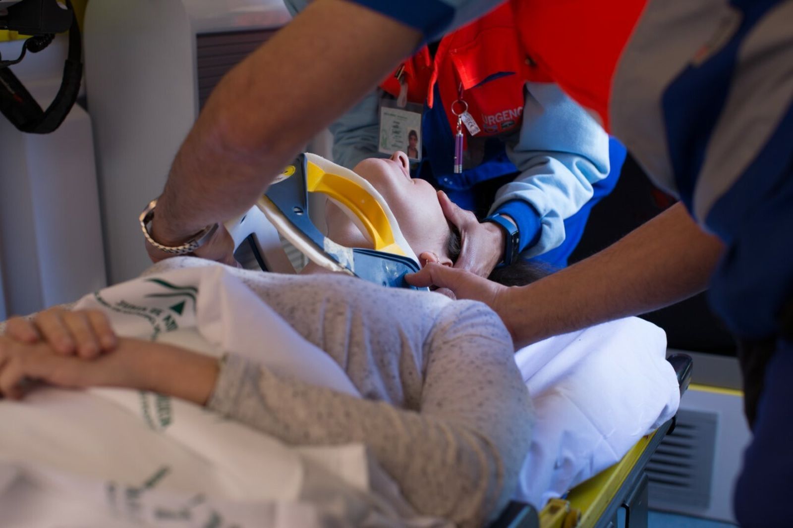 Un paciente atendido por un servicio de Urgencias del área sanitaria Sur de Sevilla.