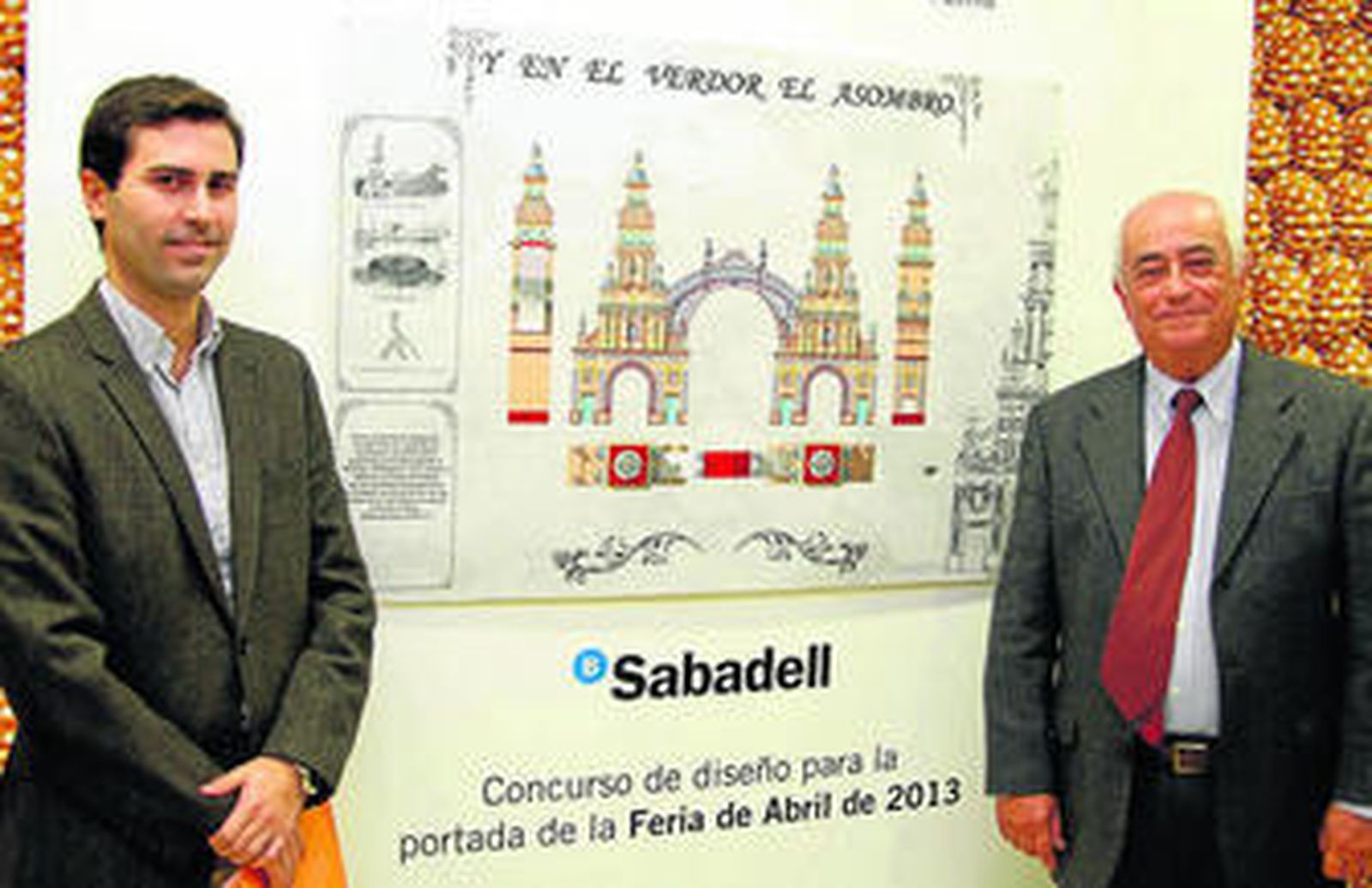 Manuel Jiménez Varo y Miguel Ángel Pérez, autores de la portada ganadora.