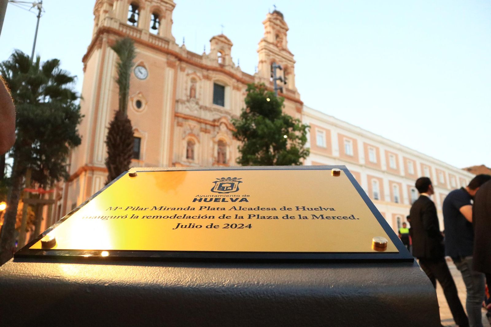 Inauguración de la Plaza de La Merced de Huelva en imágenes