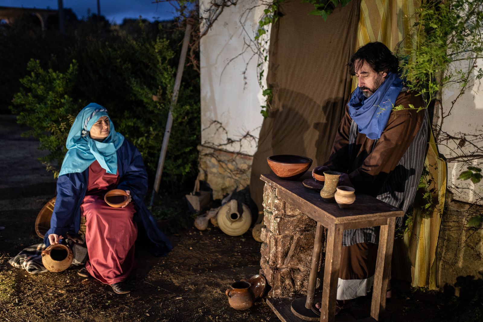 Imágenes: Una visita al Belén viviente de Higuera de la Sierra