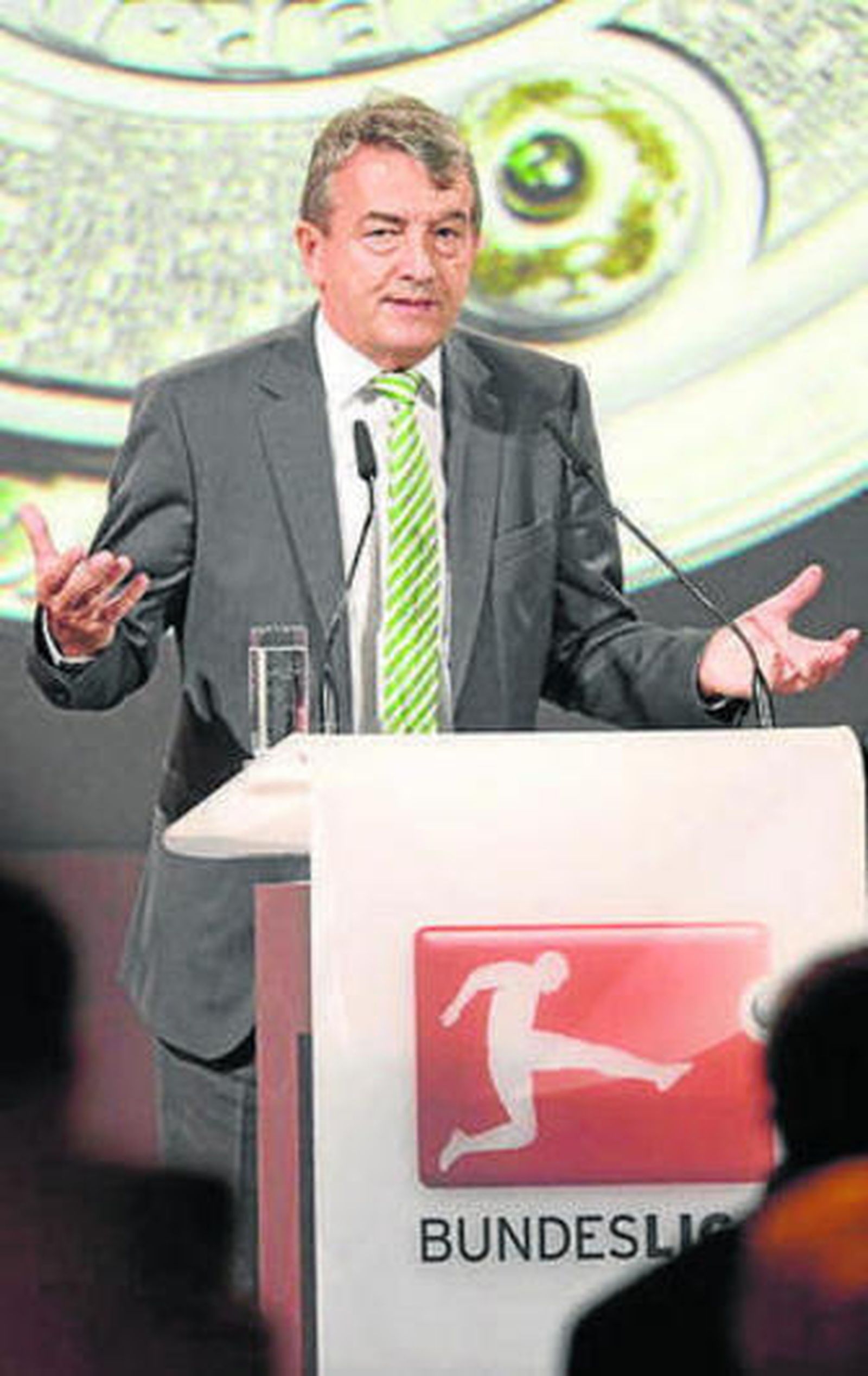 Niersbach, presidente de la Federación.