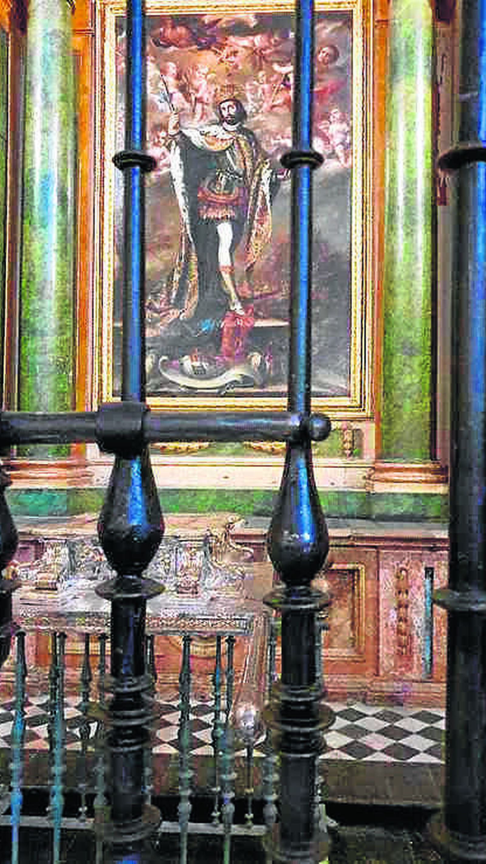 Fernando III pintado por Valdés Leal. Catedral de Jaén..