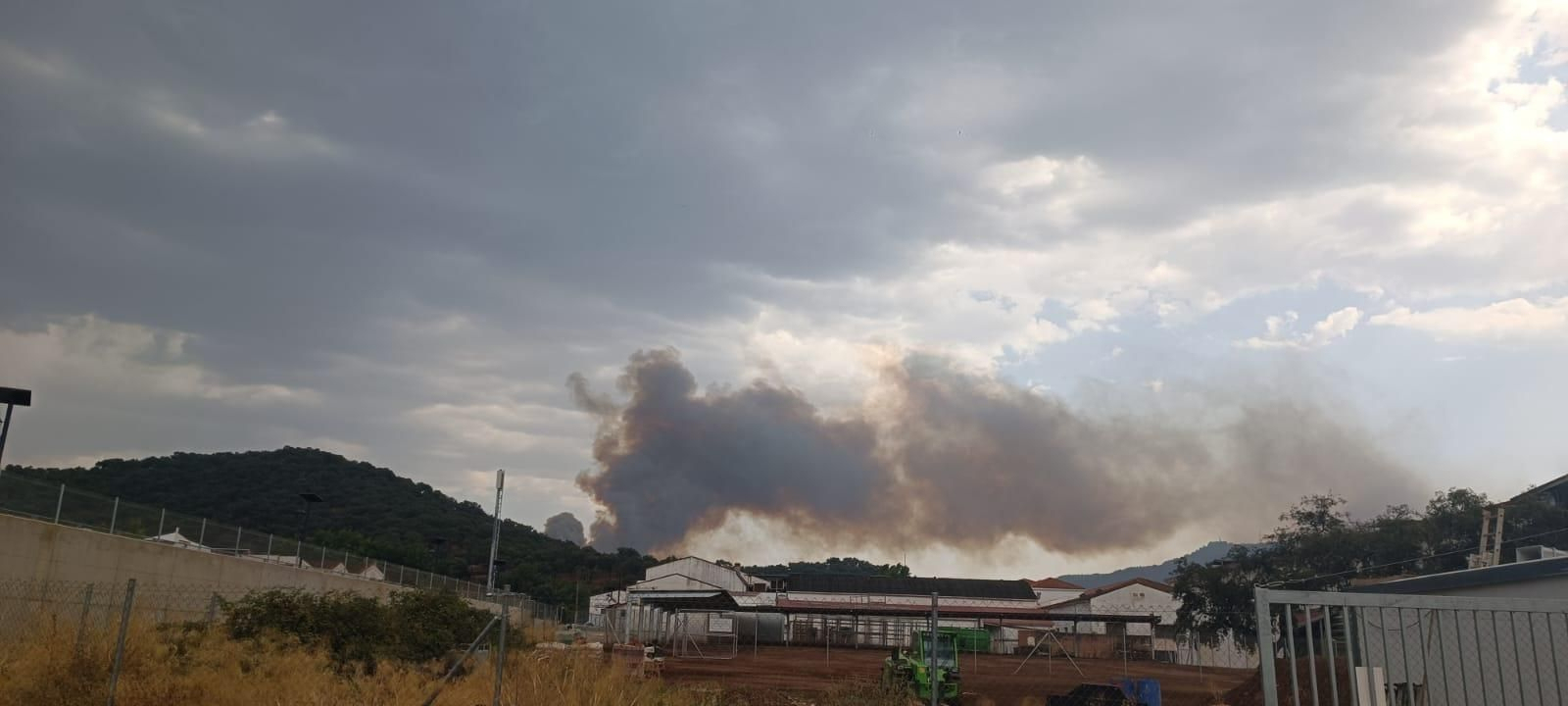 Incendio en Los Romeros.