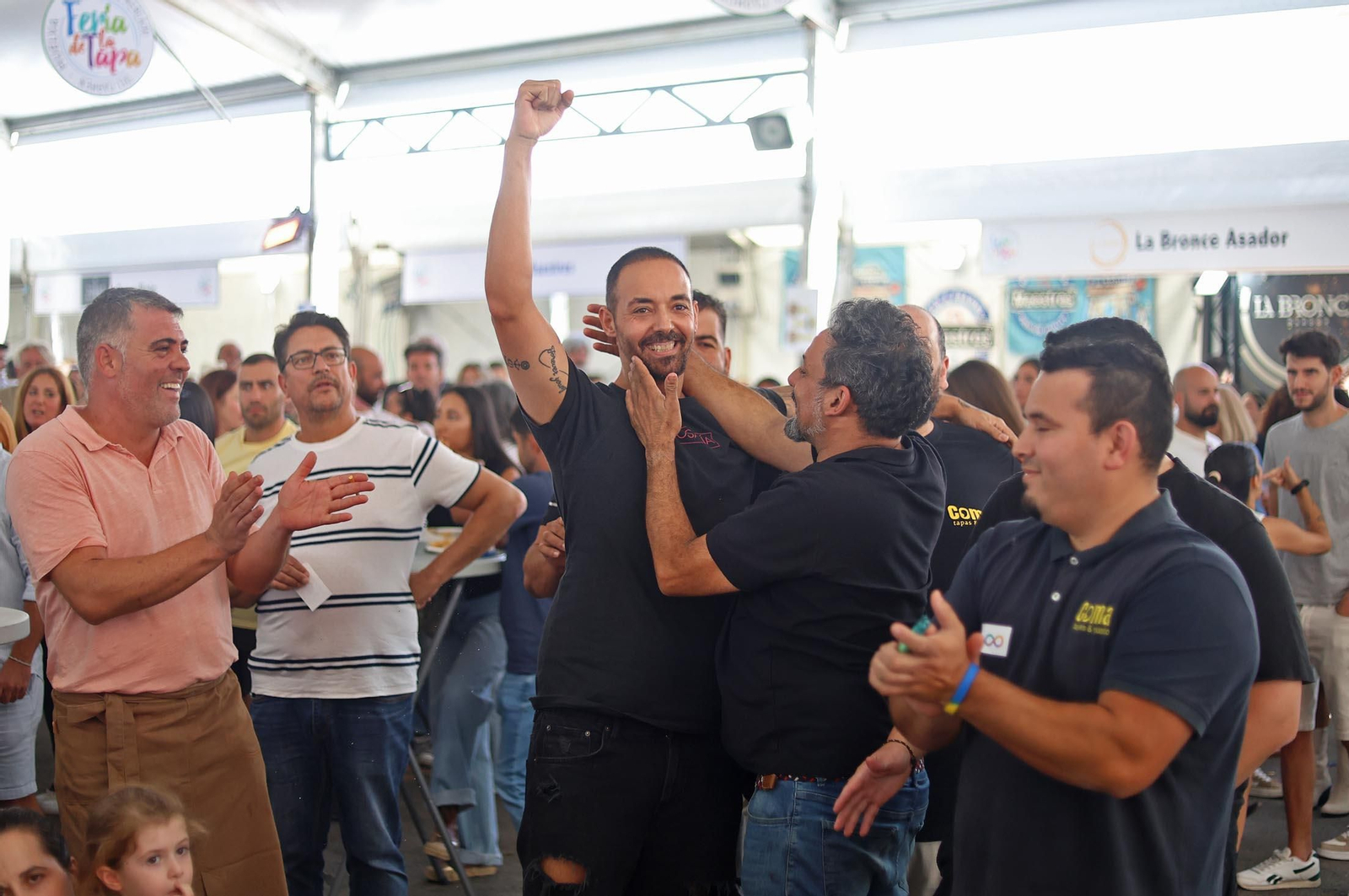 Imágenes de la Feria de la Tapa de Huelva en la mañana del domingo