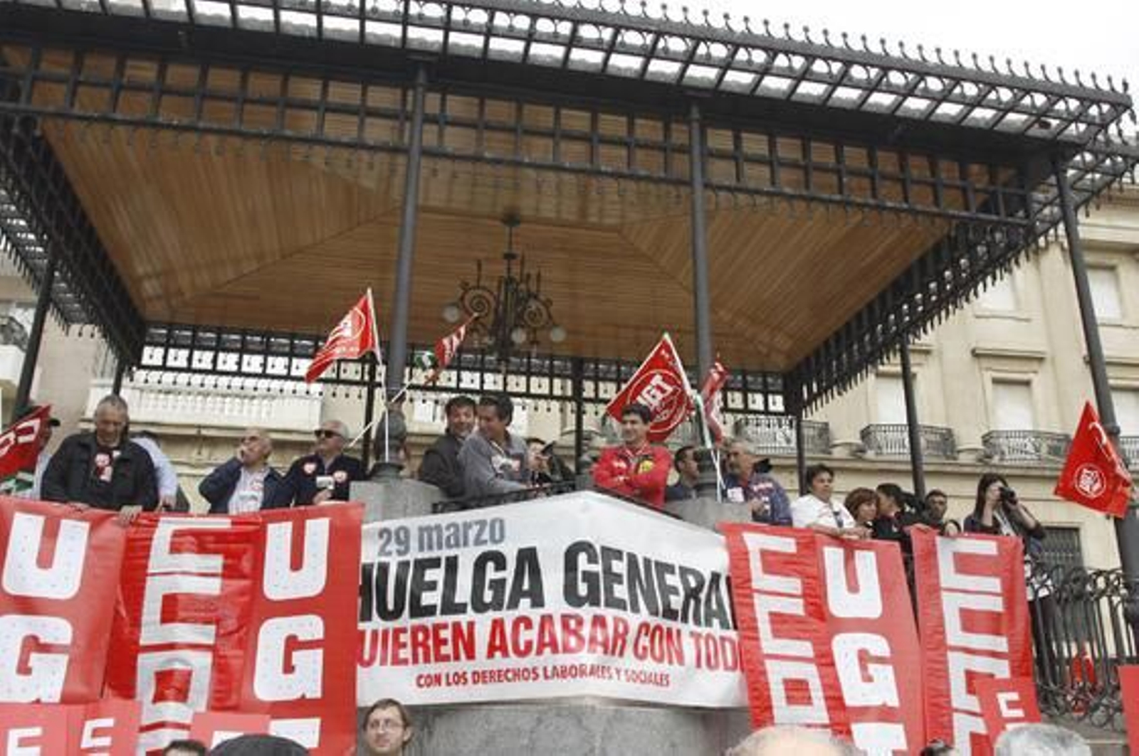 Las imágenes de la huelga general en Huelva