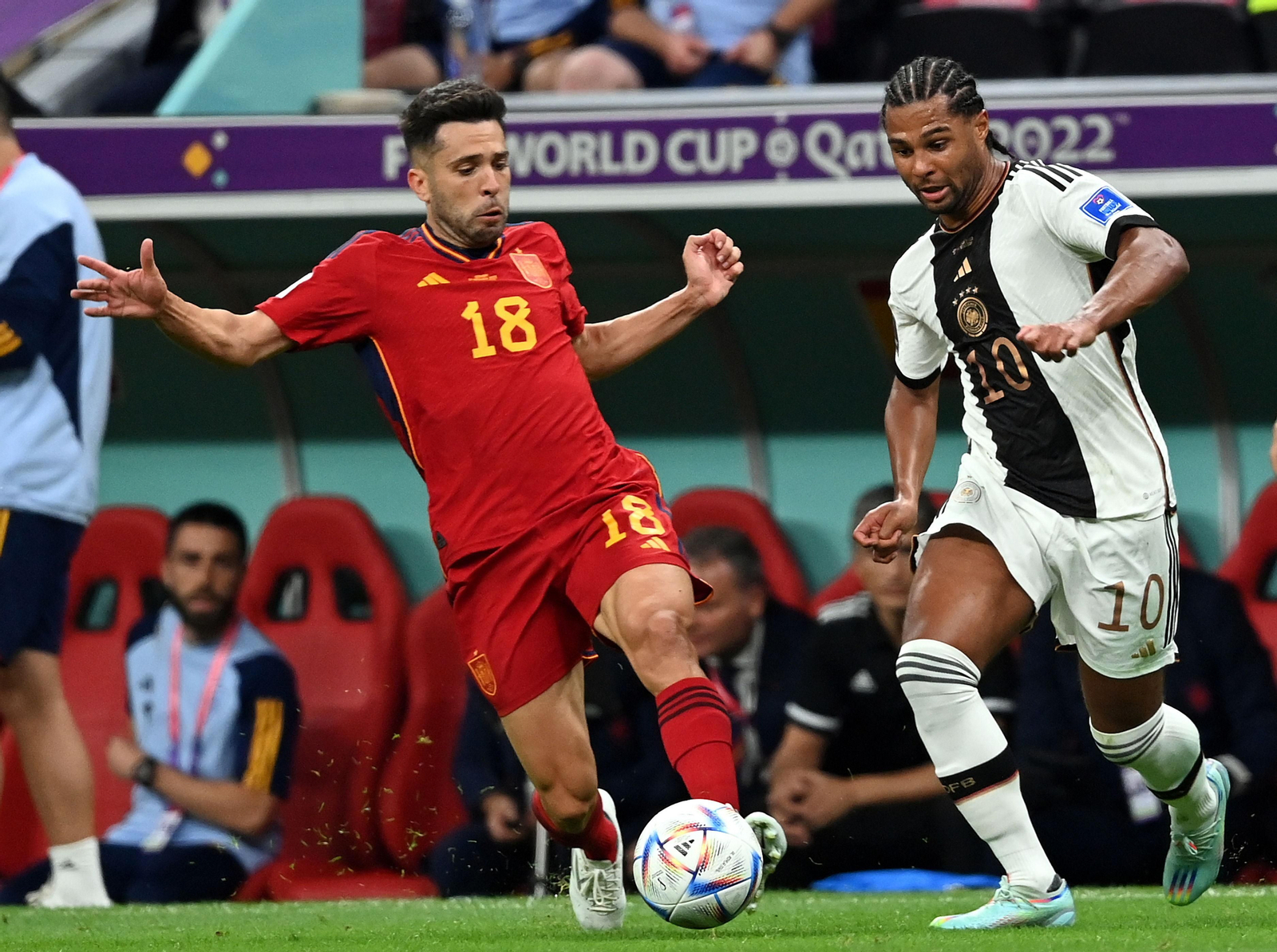 Las fotos del España-Alemania del Mundial de Qatar