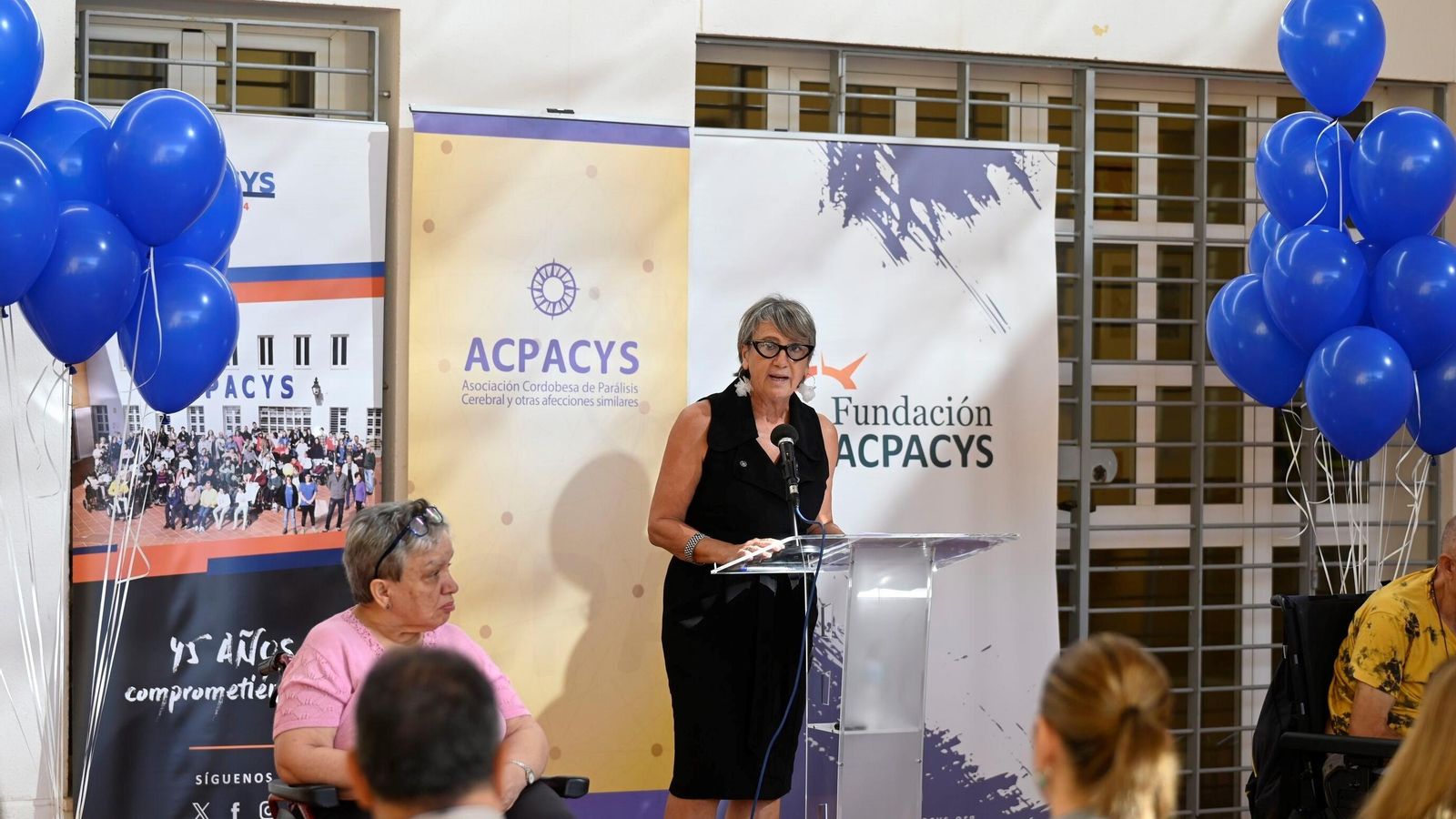 Rafaela Chounavelle en el acto de Acpacys.