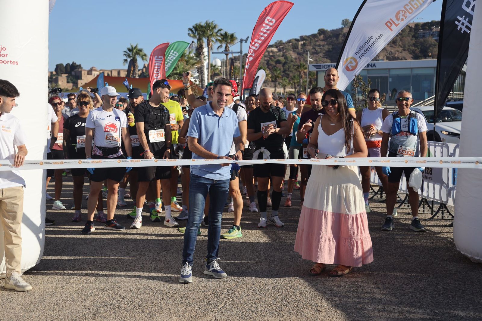 El Nationale-Nederlanden Plogging Tour de Málaga, en fotos