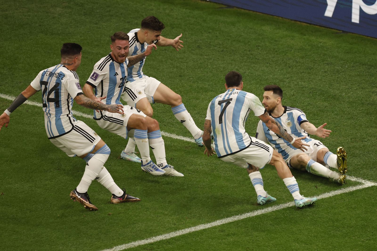 Final del Mundial de Qatar: Argentina-Francia, en imágenes