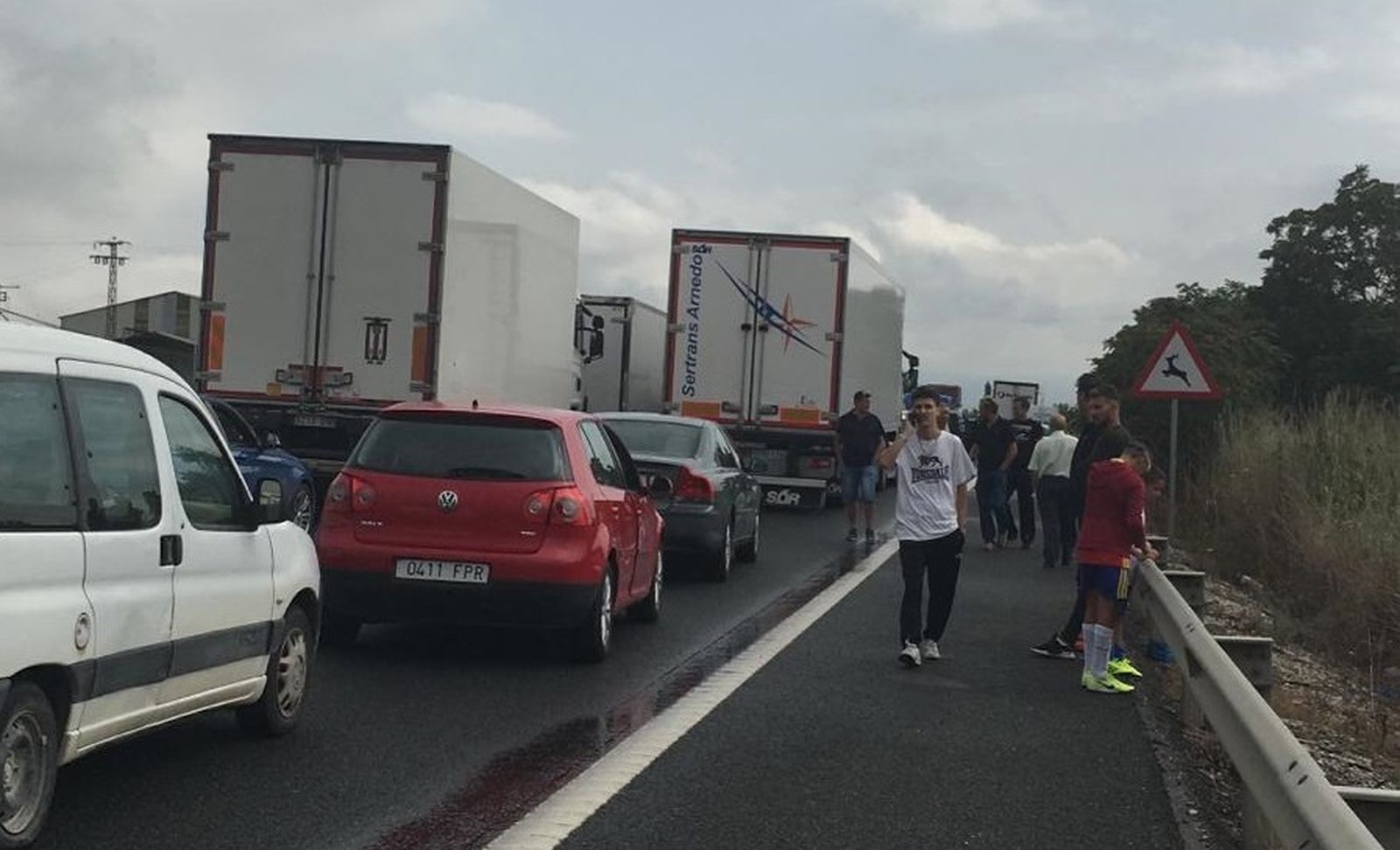 El desbordamiento del río Salado, en imágenes